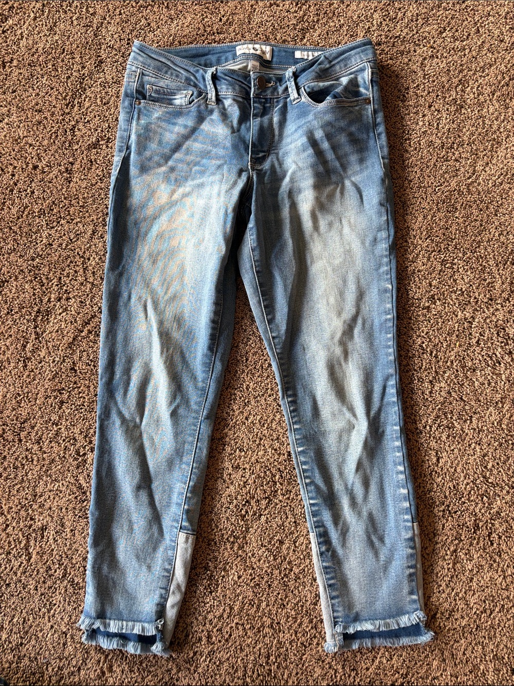 Junior Blue Stretch Skinny Jeans - Size 5x27